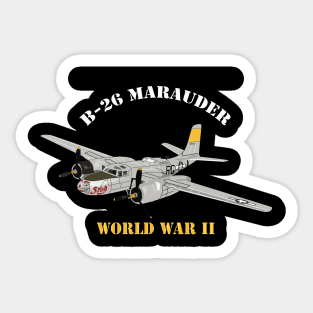 Airplane - B-26 Marauder Sticker